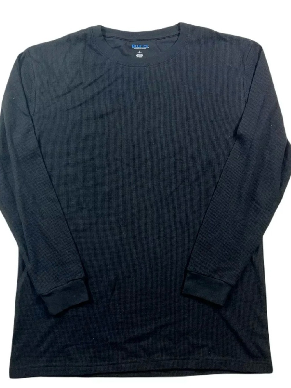 NEW BLUE ICE Long Sleeve Waffle Knit Thermal XL Shirt
